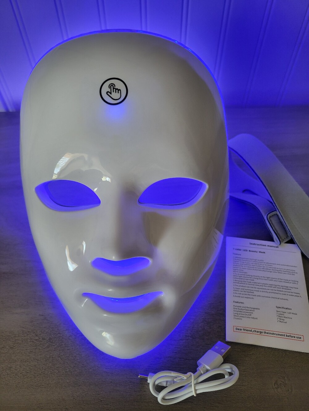Beauty Mask Facial Mask - White - Picture 5 of 6